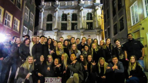 Гданьский паб с бесплатными напитками