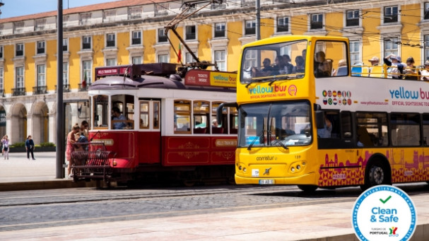 Lisboa: Recorridos 3 en 1 en autobús y tranvía con paradas libres