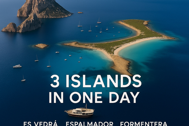 San Antonio: tour di Es Vedrà e Formentera con cibo e bevande