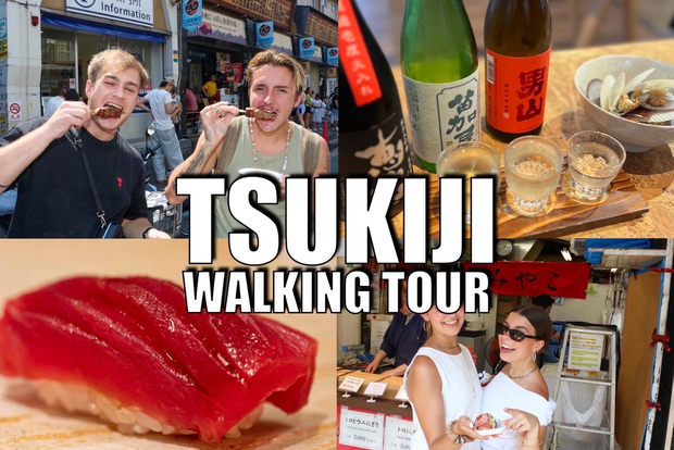 Tokyo: Tsukiji Market Food and Sake Tasting Tour