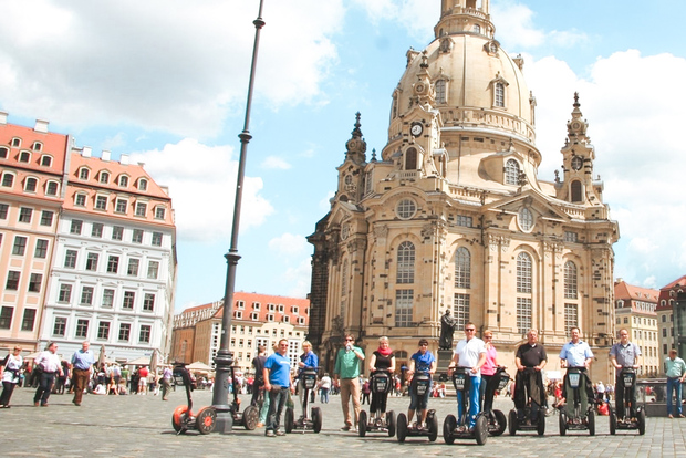 Dresda: Tour in Segway lungo l'Elba e la Città Vecchia