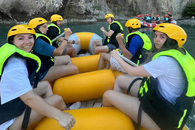Tirana/Durrës/Golem: Rafting på Vjosa, Benja Thermal Baths Tour