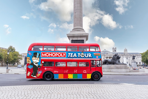 Londra: MONOPOLY Afternoon Tea Tour Bus