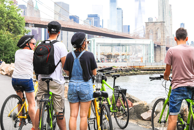 Tour privato in bici del ponte di Brooklyn