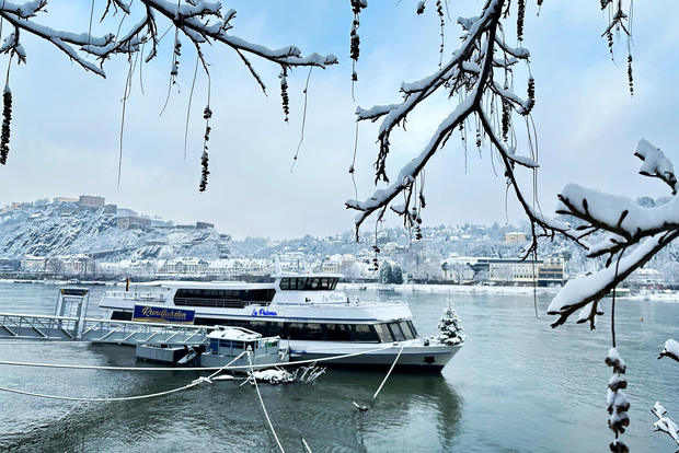 Koblenz: Julbåtstur med glögg