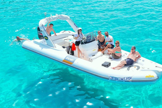 Visite en petit groupe en canot pneumatique Favignana et Levanzo