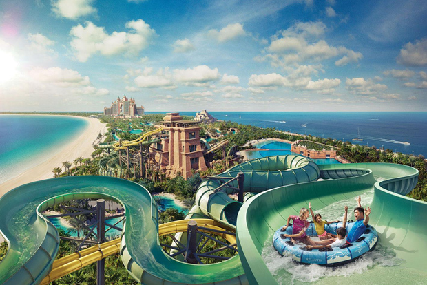 Dubai: Biglietti per l'Atlantis Aquaventure con trasferimenti in hotel