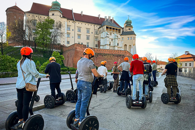 Tour in Segway di Cracovia: Grand Tour (Città Vecchia + Castello di Wawel)