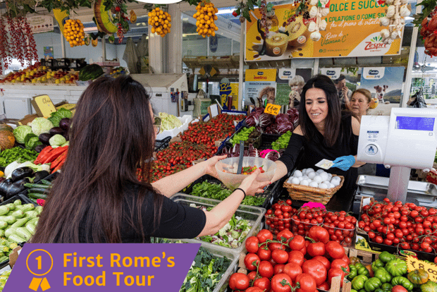 Roms ursprünglicher Geschmack: Eine Foodtour durch das Viertel und über den Markt