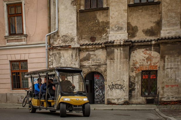 Cracovia: Tour panoramico regolare della città con carrello da golf