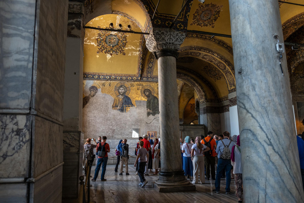 Istanbul: tour guidato della Moschea Blu e della Basilica di Santa Sofia con biglietti