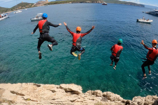 Alghero: Coasteering vid Cala Dragunara i Porto Conte Park