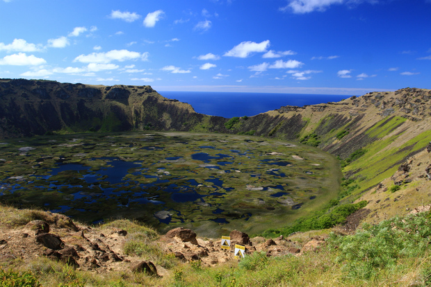 Ahu Vinapu, Rano Kao and Orongo City Half-Day Tour