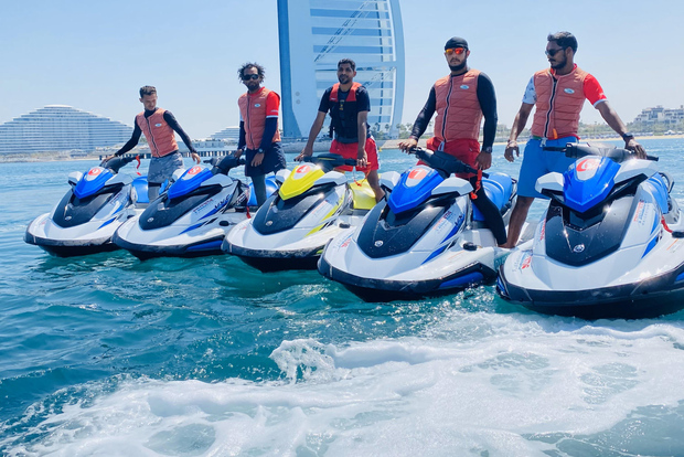 Dubai: tour in moto d'acqua al Burj Al Arab e all'Atlantis con drink