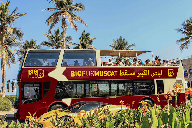 Muscat: Big Bus Tour in autobus Hop-on Hop-off Tour panoramico