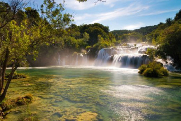 Da Sibenik: Cascata privata di Skradinski buk nel Parco Nazionale di Krka