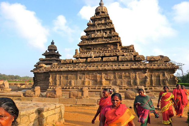 Tour privato delle grotte e dei templi di Mahabalipuram e Kanchipuram