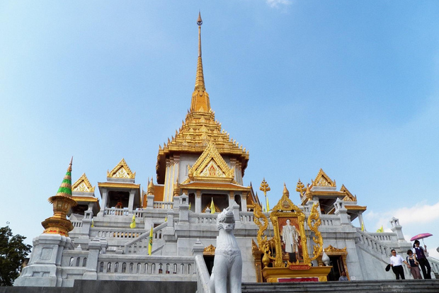 Tour condiviso: Wat Pho, Wat Traimit e Wat Benchamabophit