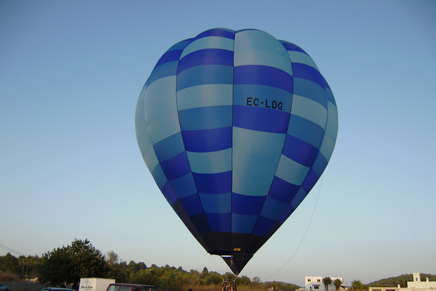 Giro in mongolfiera su Ibiza