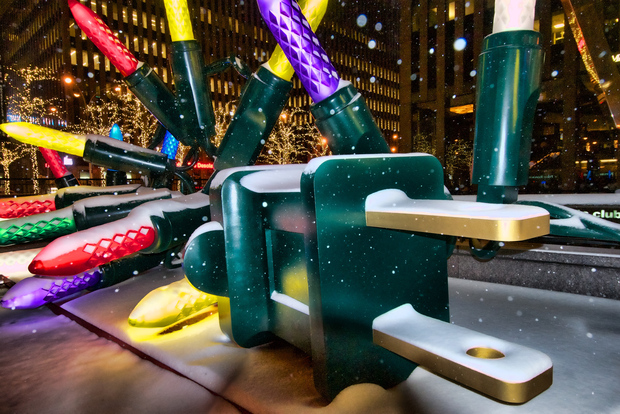 New York City: Tour a piedi di Holiday Lights Extravaganza