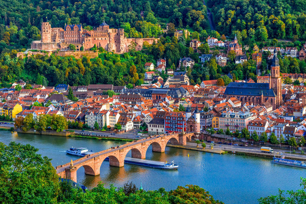 Da Francoforte: Heidelberg, Castello e centro storico tour guidato della città