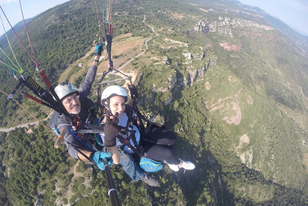Salou: Parapente nas Montanhas Mussara