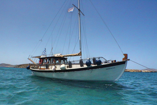 Crociera all'isola di Rhenia con sosta all'antica Delos