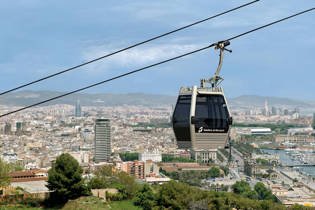 Tour di Barcellona: Funivia di Montjuic e tour gotico a piedi