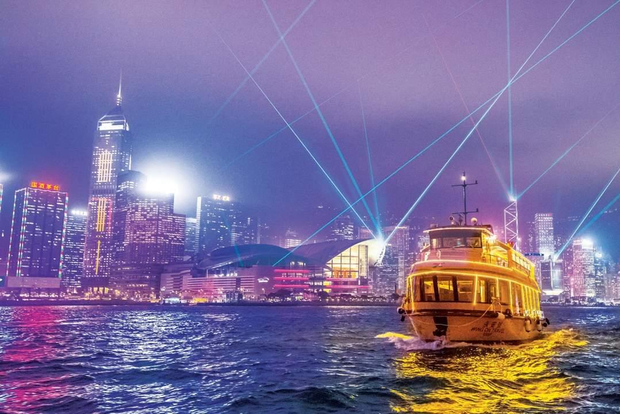 Hong Kong: Crociera con bevande illimitate Victoria Harbor Symphony