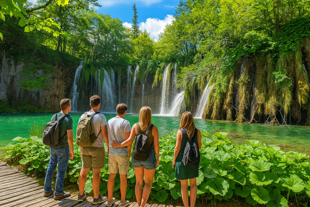 Zagabria: Tour guidato di Rastoke e dei laghi di Plitvice con biglietto
