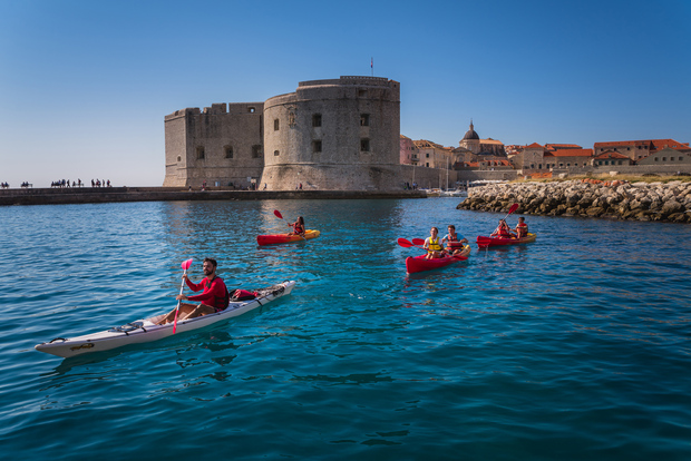 Dubrovnik: tour guidati di kayak da mare e snorkeling diurni/al tramonto