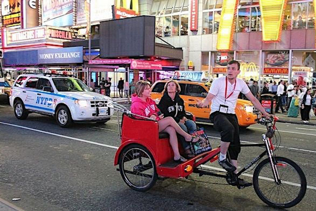 Tour di NYC in Pedicab: Central Park, Times Square, 5th Avenue