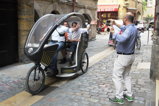 Lione: Tour in Pedicab di 1 o 2 ore