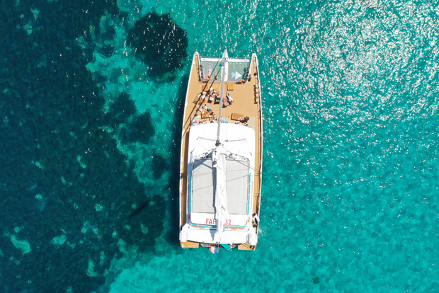 Cannes: Crociera di mezza giornata in catamarano