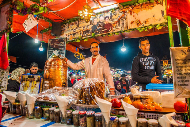 Marrakesh: tour gastronomico di 3 ore e tour a piedi