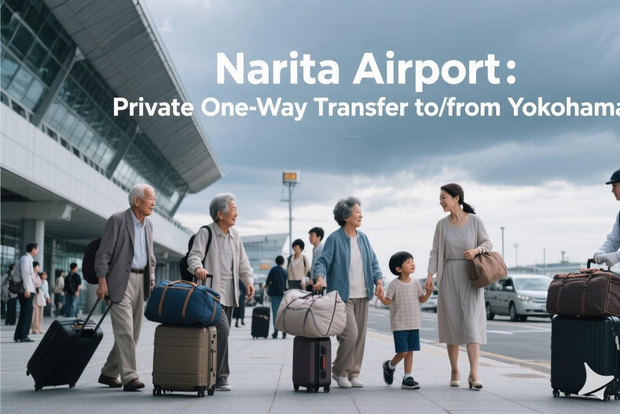 Aéroport de Narita : transfert privé aller simple vers/depuis Yokohama