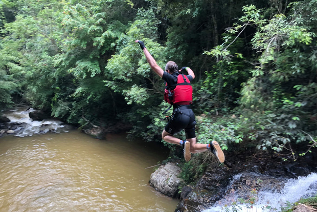 Desde Dalat: Excursión de un día: Aventura de barranquismo con picnic