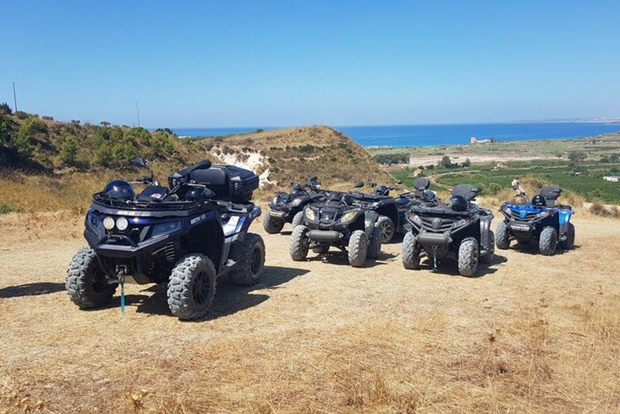 Agrigento: Quad Bike Tour with 3 Path Choices