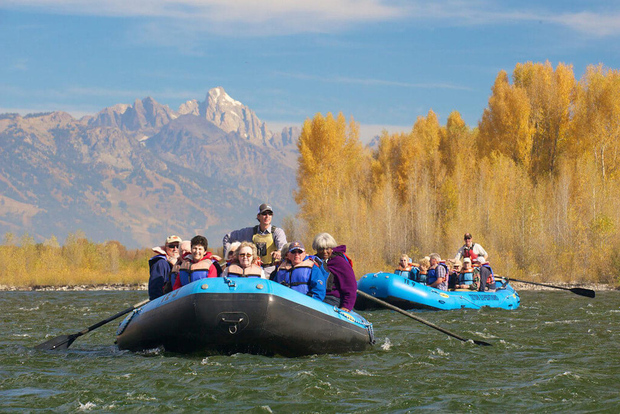 Jackson: 7-mile Snake River Float med Teton-utsikt