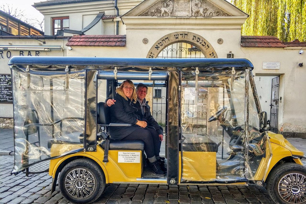 Cracovia: Tour in golf cart di Kazimierz e della Fabbrica di Schindler