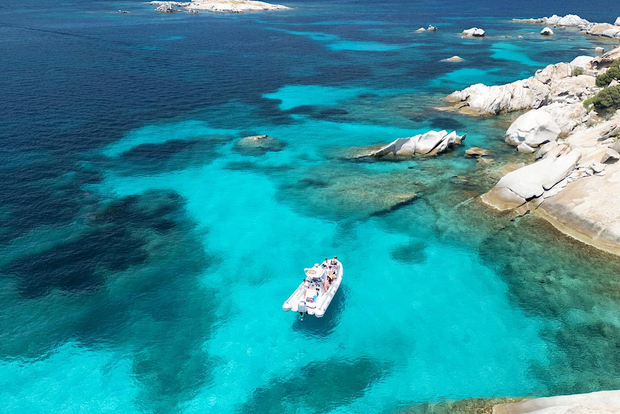 San Teodoro: Tavolara und Molara Inseln Schlauchbootausflug
