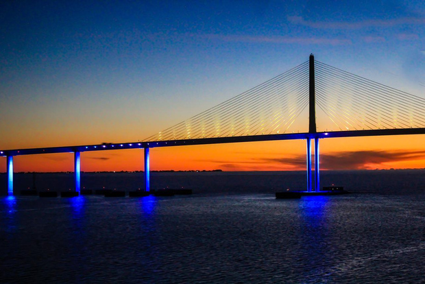 St. Petersburg, FL: Sunset & Skyway Bridge Lights Tour