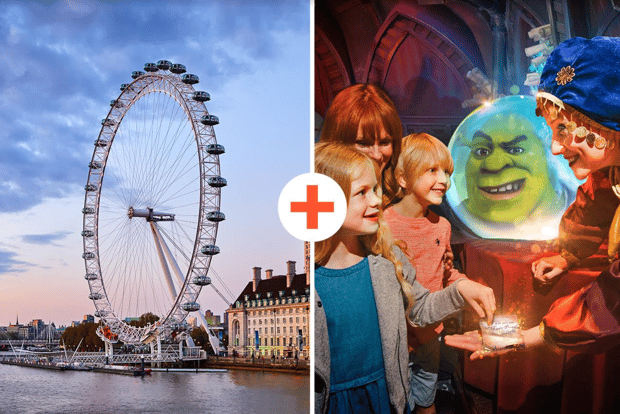 DreamWorks Shrek's Adventure e London Eye: Biglietto cumulativo