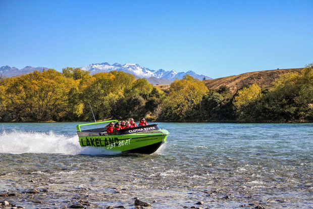 Wanaka: Paseo en barco por el río Clutha