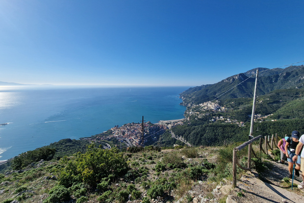 Mount San Liberatore hike - Vietri - Amalfi coast.