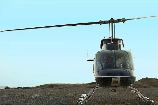 Från Folegandros: Helikoptertransport till de grekiska öarna