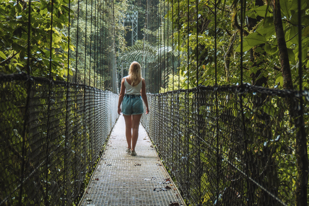 La Fortuna: Escursione di mezza giornata ai ponti sospesi di Arenal