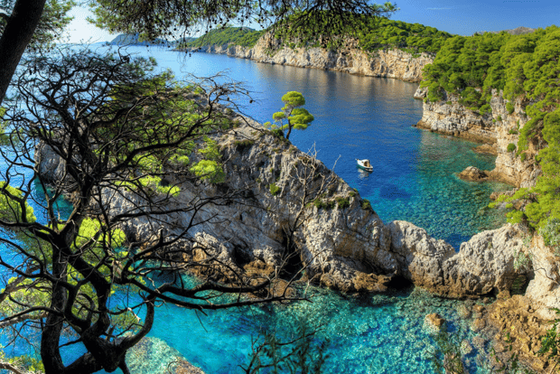 Dubrovnik: gita di un giorno alle isole Elafiti con pranzo