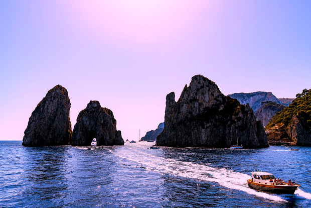 Capri: Private Guided Cruise & Island Highlights at Sunset