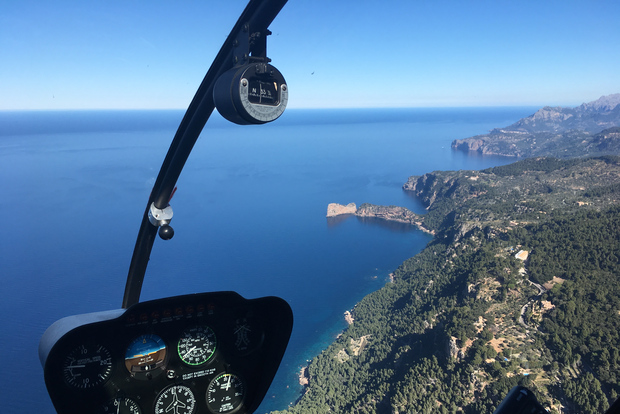 Mallorca: Tour mit dem Hubschrauber durch die Landschaft